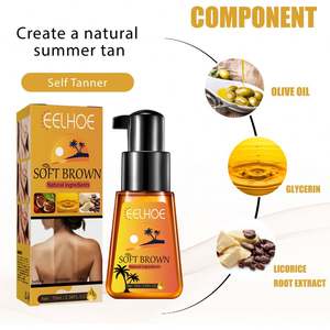 Aceite Autobronceador Herbal de Larga Duración, 70 ml, Bronceado Natural, Loción Protectora para la Piel, <span class=keywords><strong>Bronceador</strong></span> Corporal para Solárium y Playa, Aceite Sexy - Product Image 5