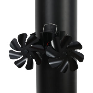 चुंबकीय डबल <span class=keywords><strong>2</strong></span> मोटर्स 8 ब्लेड फायरप्लेस पंखे लकड़ी स्टोव पंखे - Product Image 2