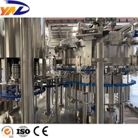 Ligne de remplissage automatique de boissons gazeuses 4000BPH, machine de mise en bouteille de soda en bouteille PET