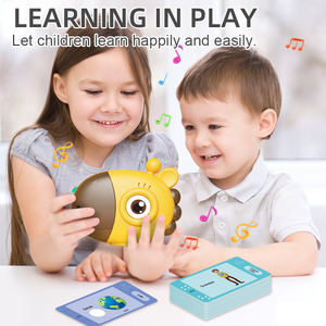 Jouet éducatif <span class=keywords><strong>pour</strong></span> bébé préscolaire lecteur de mots anglais insertion de cartes en Y <span class=keywords><strong>pour</strong></span> enfants apprentissage <span class=keywords><strong>livre</strong></span> <span class=keywords><strong>audio</strong></span> <span class=keywords><strong>pour</strong></span> enfants ABC parlant cartes Flash Machine - Product Image 2