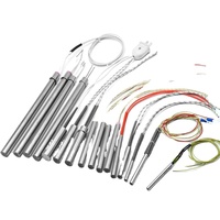 Élément chauffant à cartouche en acier inoxydable haute densité avec thermocouple 230V, tige chauffante haute précision pour moule plastique, OEM Chine