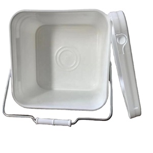 Cubo Cuadrado de Plástico de Grado Alimenticio SDPAC de 1.7 Galones, Contenedor Industrial Resistente para Almacenamiento de Alimentos, Agua y Pintura - Product Image 2
