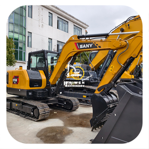 รถขุดมือสอง Sany Sy55u ผลิตปี 2016 เครื่องยนต์ Kubota V2607 ขนาด 5.5 ตัน รถขุดตีนตะขาบขนาดเล็ก แบบ Zero-tail รุ่น sy18u sy26u - Product Image 1