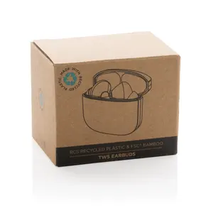 Auriculares TWS sostenibles, merchandising ecológico - Product Image 3