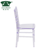 Chaises Chiavari en plastique transparent de taille d'enfants de fête d'événements d'anniversaire pour le mariage