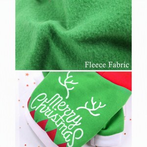 Productos para Mascotas, Sudadera con Capucha Navideña para Perro, Sudadera con Forro Polar, Estampado de Astas de Reno, Gorro de Santa Claus, Disfraz Navideño para Cachorros - Product Image 3