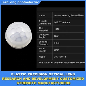 Lentes de sensor de movimiento infrarrojo humano de precio barato lentes de Interruptor de Sensor de luces LED de plástico HDPE - Product Image 4
