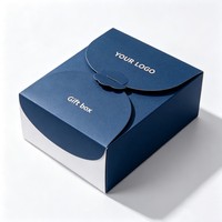 Boîte cadeau vide avec logo personnalisé, emballage cosmétique de luxe, vente en gros, boîtes cadeaux exquises pour demoiselles d'honneur et anniversaires