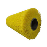 Brosse de balayage latérale en PP jaune pour machine de nettoyage de voirie