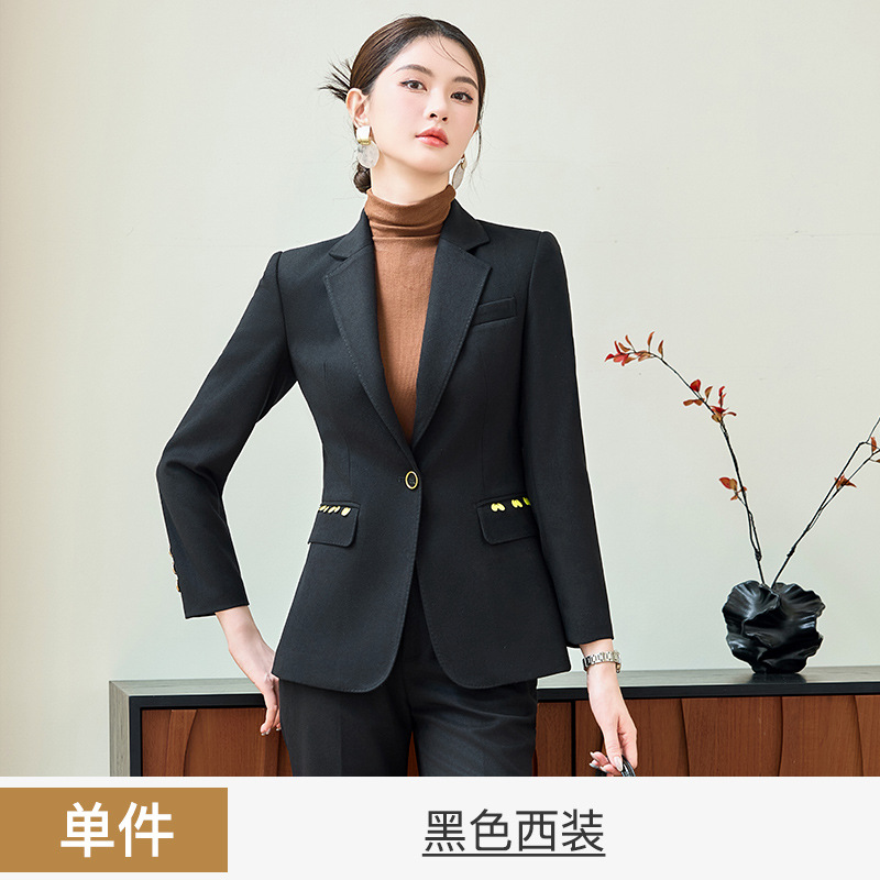 black suit