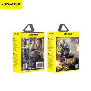 <span class=keywords><strong>Awei</strong></span> T29Pro 이어버드 방수 Audifonos 게이머 Inalambricos 헤드폰 BT 긴 배터리 수명 이어버드 (게임 모드 이어폰 포함) - Product Image 6
