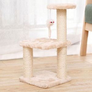 Eco-Friendly Cat Climbing Tree Integrated Wood <b>Scratching</b> and Jumping <b>Post</b> - Product Image 6