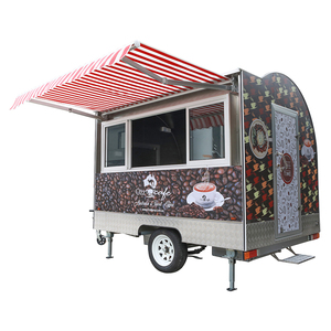 Xe Bán Thức Ăn Hình Tròn Bán Đồ Ăn Di Động Xe Bán Đồ Ăn Xe Bán Kem Xe Bán Kem - Product Image 2