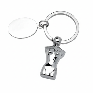 Porte-clés Lady Oscar, pendentif de mode, bijou fantaisie argenté, accessoire de mode - Product Image 2