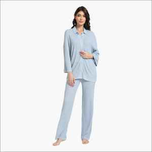 Pijamas de Mujer de Alta Calidad, Tejido Modal, Manga Corta, Personalizables, Conjunto de Ropa de Dormir Transpirable - Product Image 3