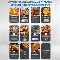 Appareil ménager intelligent Four grille-pain vapeur et cuisson en 1 friteuse à air Horno-Convectric-Electrico de haute qualité
