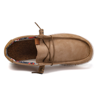 Chaussures de Bateau Tendance pour Hommes: Mocassins Personnalisés en Toile Décontractés pour la Marche