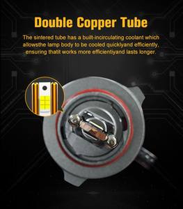 Système d'éclairage automobile GOODZOOM 9005 9006 Ampoules de phares <span class=keywords><strong>LED</strong></span> pour voiture H7 H3 H4 H11 IP67 Ampoules de phares <span class=keywords><strong>LED</strong></span> étanches pour éclairage automobile - Product Image 6