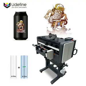 Udefine New Technology 30cm Full Set UV DTF Printer Direct Print Gold Foil A3 A1 Imprimante Transfer Machine for UV DTF Printing