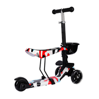 Speedmark — scooter 3-en-1 pour enfants, nouveau design, vente en gros, pas de pression, trois roues, clignotant