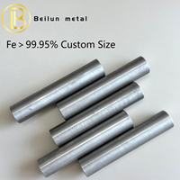 Haute pureté 99.5% Fe DT4C Barre laminée en fer pur Barre d'acier ronde polie Stock