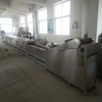 Nouilles instantanées Nouilles instantanées semi-automatisées Mini frites Nouilles instantanées Ligne de production