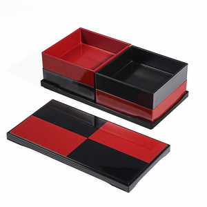 Lonchera de Plástico ABS Estilo Japonés con Doble Espada y Tapa, Rectangular, para Bocadillos - Product Image 3