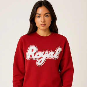 Patch en tissu chenille coloré, grand format, style sportif, à coudre ou thermocollant, avec motif lettre et logo de football, pour sweats à capuche - Product Image 6