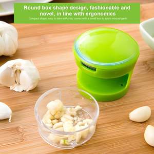 Presse-ail manuel multifonctionnel en plastique pour légumes, hachoir et broyeur - Product Image 4