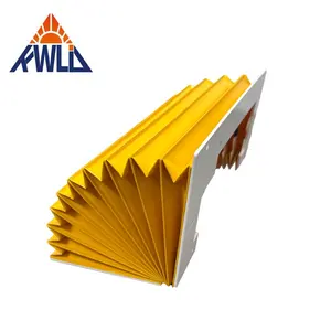 Customized Flexible Accordion Guide Shield Protect Slide Way Bellow Cover For CNC Laser Equipment