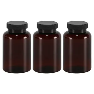 300cc Empty Vitamin Supplement Bottles Plastic Medicine Pills Bottles With Sealer