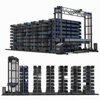 Sistema de Almacenamiento Vertical Automático de Alta Resistencia Industrial y Personalizable para Perfiles de Tubería de Acero con Montaje Superior