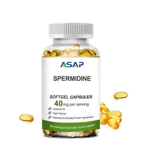 Cápsulas de Spermidina OEM ASAP, Suplemento de Energía e Inmunidad, Extracto de Germen de Trigo, 500mg/800mg, Grado Alimenticio, 2 Cápsulas Diarias - Product Image 2