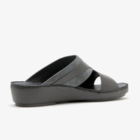 Sandales de luxe SHIKOL, pantoufles d'été arabes pour hommes, en cuir de veau italien, bout rond, chaussures pour hommes du Golfe, vente en gros d'usine, pour les promenades quotidiennes