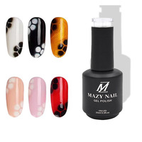 Vernis Gel UV Transparent 15ml Effet Fleur Épanouieuse avec Séchage LED, Non Toxique, Longue Durée, pour Nail Art DIY en Bouteille
