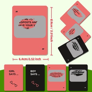 Jeux de cartes personnalisés pour adultes, jeux amusants, jeux de société, jeux de mémoire, jeux de <span class=keywords><strong>conversation</strong></span>, jeux de fête, jeux de <span class=keywords><strong>couple</strong></span>, jeux de rendez-vous galant, jeux de fête avec boîte - Product Image 4