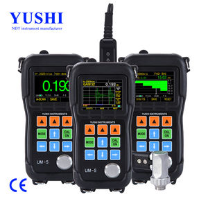 युशी UM-5 श्रृंखला अल्ट्रासोनिक मोटाई गेज लाइव ए और बी स्कैन और समायोज्य लाभ, गेट 0.5-508 मिमी माप रेंज - Product Image 4