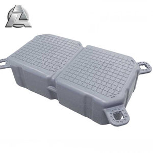 Floating Plastic Pontoon Large Stock Maintenance-free Pvc Dock Double Floating Block Plastic Pontoon Cube Boats For Sale