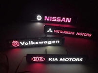 Emblema LED para Parrilla Delantera de Coche, Insignia Iluminada, Accesorios de Calidad, Emblema LED con Logotipo de Coche para Tuning