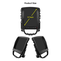 Autoradio Android CARUPEZ 9,7 pouces pour Opel Astra J/Buick Verano 09-15, 8 cœurs, 7862S, style Tesla vertical, GPS intégré