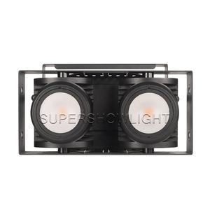 Blanc chaud et froid 2 yeux œillères led cob par lumière ip65 2x100w led public blinder lumière pour dj disco party show theatre - Product Image 1