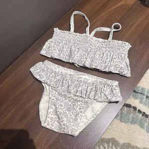 Venta al por mayor de trajes de baño de una pieza para niñas con volantes, conjuntos de bikini para niñas, bikini con volantes fruncidos Bloom, ropa de baño Bloom - Product Image 2