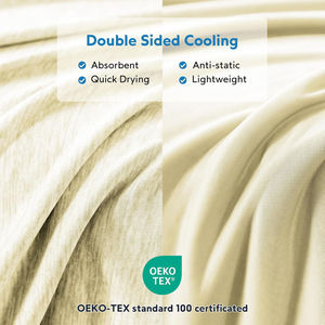 ผ้าห่มเย็นสำหรับฤดูร้อน ขนาดควีนไซส์ ผ้าไหมน้ำแข็ง ระบายความร้อน Q-max 0.5 Arc-chill สำหรับผู้ที่นอนร้อน - Product Image 2