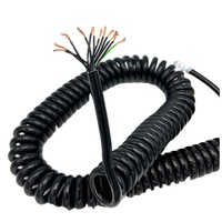 Câble enroulé en PU pour clavier mécanique, câble USB Type C à ressort métallique, câble XLR aviateur en métal pour machine d'écriture laser