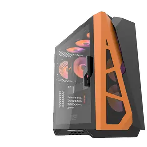 Darkflash-caja de refrigeración para ordenador, distribuidor de marca de Taiwán, OEM MATX, Impresión de estado USB, artesanal, armario de escritorio a Color