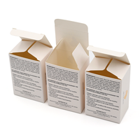 Emballage en carton pour cosmétiques, impression personnalisée avec logo, laminé, en gros