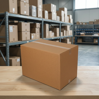 Umweltfreundliche Braune Doppelwandige Wellpappe-Boxen Kraft-Karton für Export-Versand Industrielle Nutzung