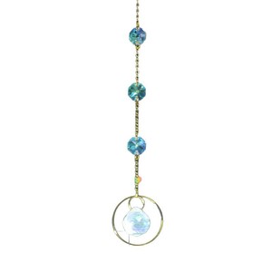Colgante Atrapasoles - <span class=keywords><strong>Bola</strong></span> <span class=keywords><strong>de</strong></span> Cristal <span class=keywords><strong>de</strong></span> Colores - Luna - Estrellas - Luz Solar - Atrapasueños - Colgante <span class=keywords><strong>de</strong></span> Luz y <span class=keywords><strong>Sombra</strong></span> - Campanilla <span class=keywords><strong>de</strong></span> Viento - Product Image 1