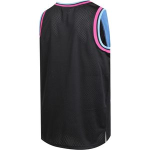 Maillot de basketball vierge pour homme en mesh, pour entraînement et sport, uniforme d'équipe, tenue de supporter, col en V, taille adulte - Product Image 3