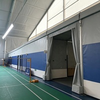 Structure modulaire de pickleball avec protection UV pour compétitions de pickleball en extérieur